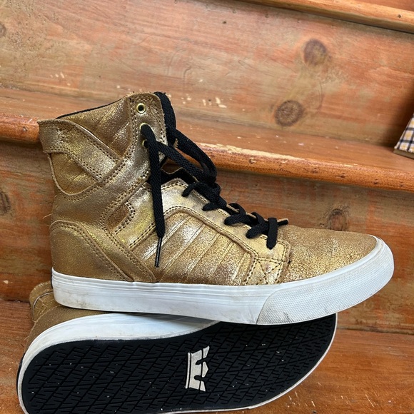 SUPRA Skytop Muska-001 Gold Size 6 - Picture 4 of 8